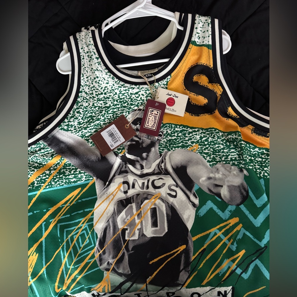 Mitchell & Ness JustDon Seattle SuperSonics Jersey - NWT